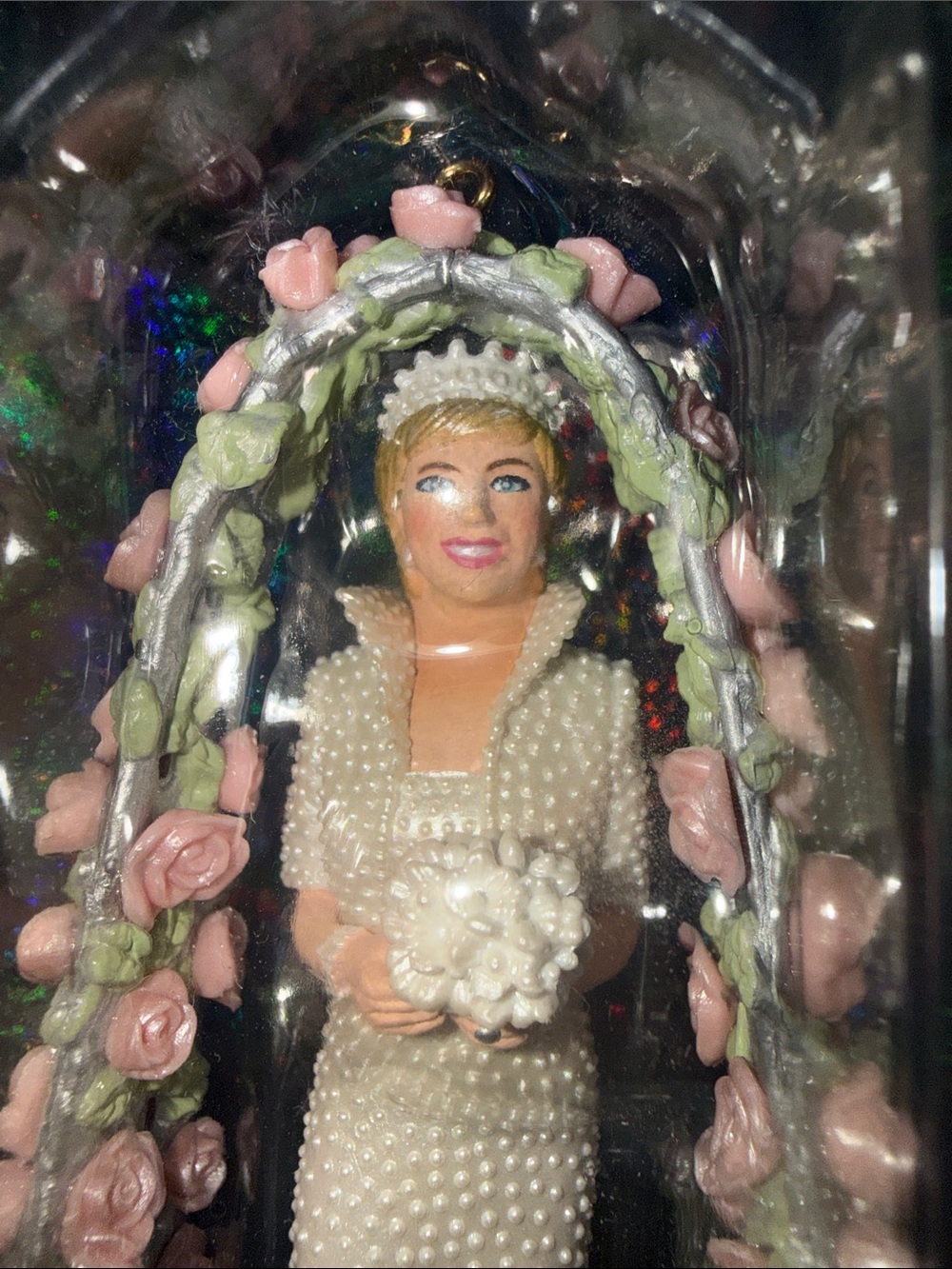 Carlton Cards Diana Princess of Wales  Ornament in Original Box Vintage 1998 - Picture 4 of 11